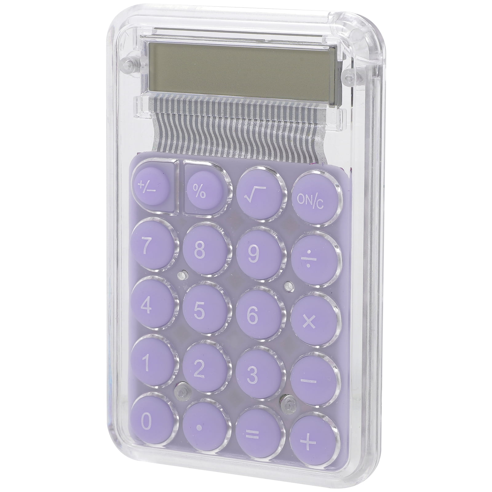 Calculator Handheld Student Mini Purple Silica Gel