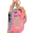 thumbnail image 1 of Calculator Keychain Multifunctional Bead Maze 8 Digits Operation Portable Gift Dinosaur Car Key Ring Pendant Backpack Ornament, 1 of 7