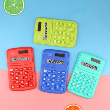 Mini Calculator: Pocket Sized 888 Color Computer for Students