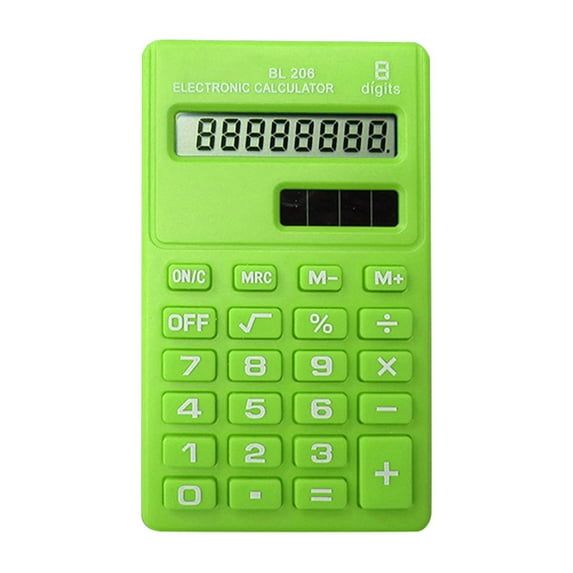 Calculator, Office Computer - Qyaukm Standard Calculator Mini Digital Desktop Calculator 8 Bit Lcd Displays Smart Calculator Pocket Sized Basic Calculator for Home Classroom Calculator, 1*Calculator