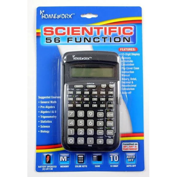 Calculator Scientific 56 Function Case Pack 48