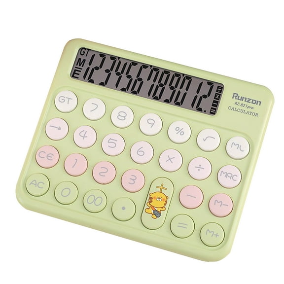 Calculator Scientific Calculator With Large LCD Display–12 Digit High School & College Graphing Calculator,Solar/Battery Dual Power,Sensitive Buttons For Office School Home And Business Use