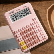 Calculator Scientific Calculators For Elementary School Mathematics Textbook Synchronous Computer 10 Digit Display Portable Desktop Silent Battery Model
