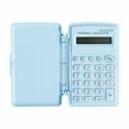 thumbnail image 1 of Calculator, Tyeign Mini Calculator Cover 8 Digits Big Buttons Large Lcd Display Operated Portable Student Finance Desktop Calculator College Calculator Basic Calculator Calculator Scientific Blue, 1 of 5