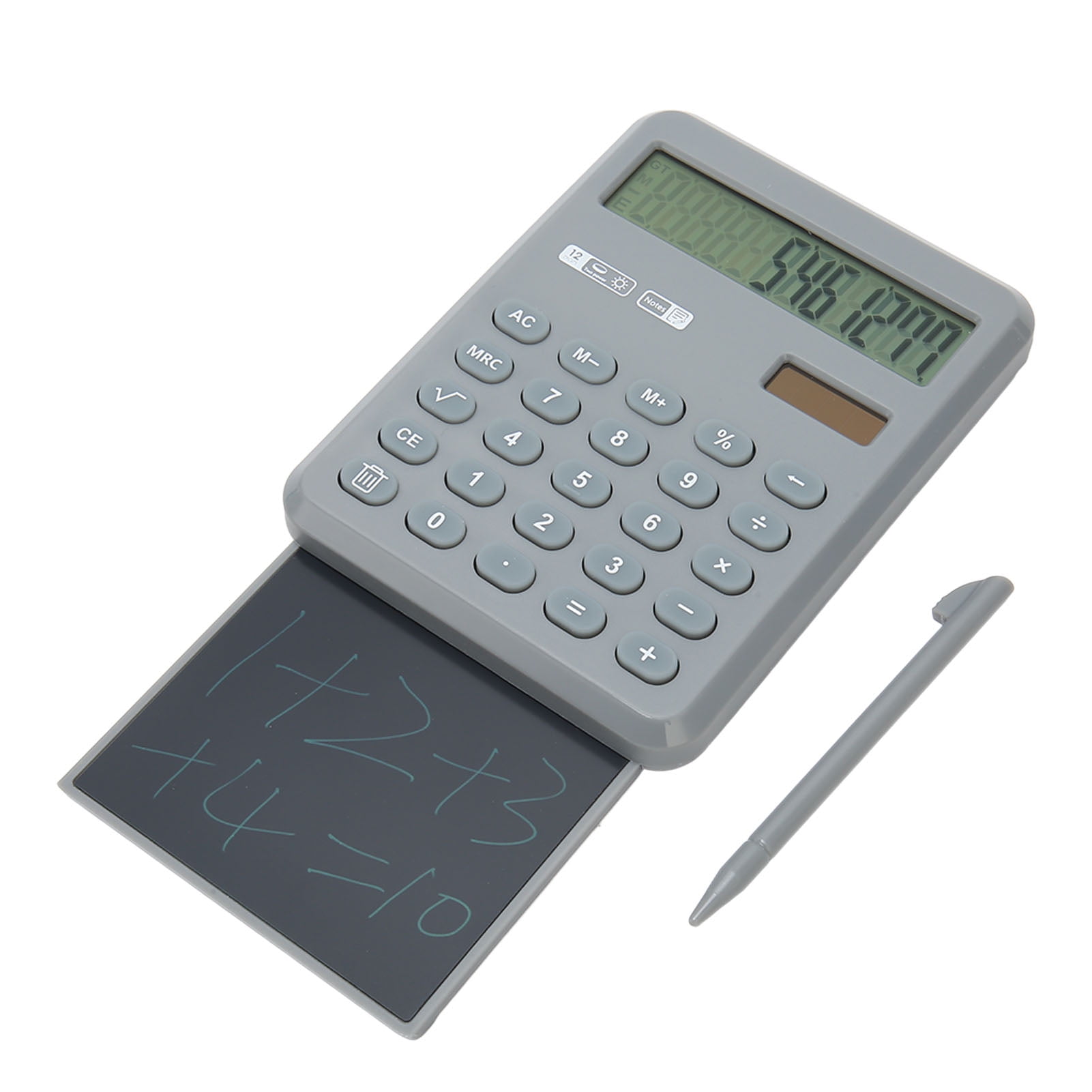 Calculator with Notepad 12 Digits Large Display Support Solar and ...