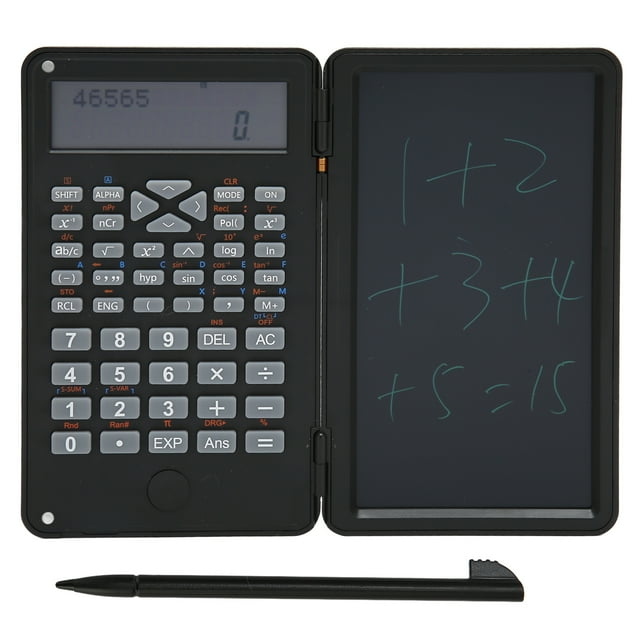 Calculator with Notepad Portable 10 Digits LCD Display Scientific ...