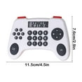 thumbnail image 1 of Calculators Basic for Teachers Basics Office, Electronic Math, Addition, Subtraction, Division, and Multiplication White, 1 of 6