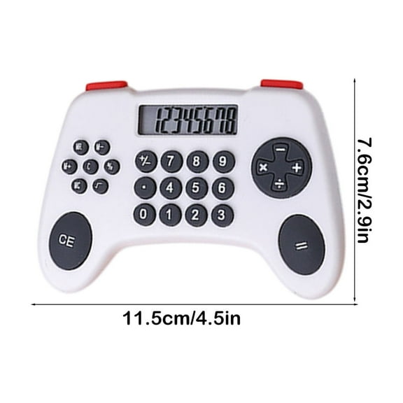 Calculators Basic for Teachers Basics Office, Electronic Math, Addition, Subtraction, Division, and Multiplication White