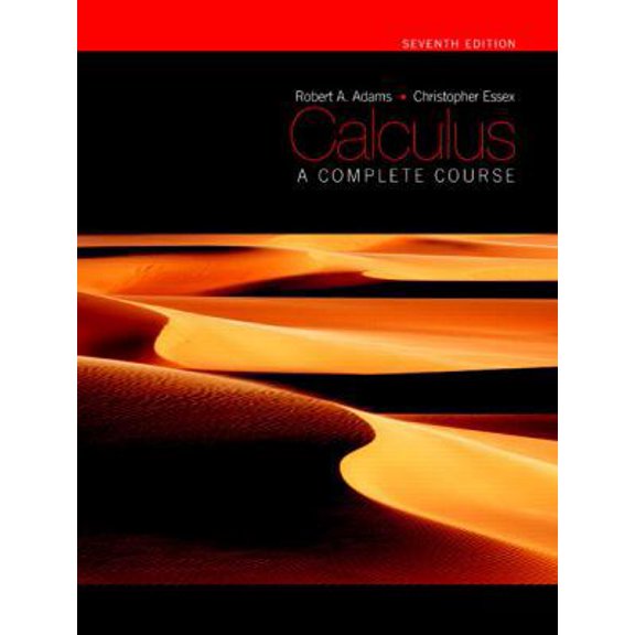 Pre-Owned Calculus: A Complete Course, Seventh Edition (7th Edition) (Hardcover) 0321549287 9780321549280