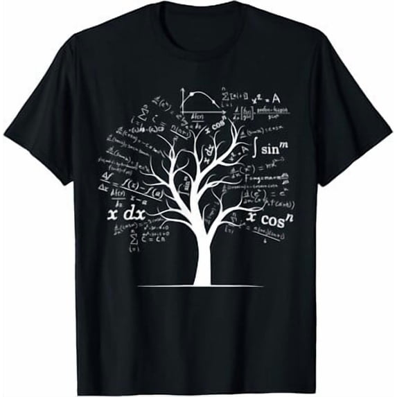 Ablebra Calculus Algebra Tree Math Teacher T-Shirt - Walmart.com