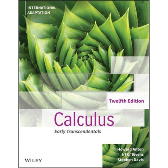 Calculus Early Transcendentals, 12th Edition, Inte Rnational Adaptation