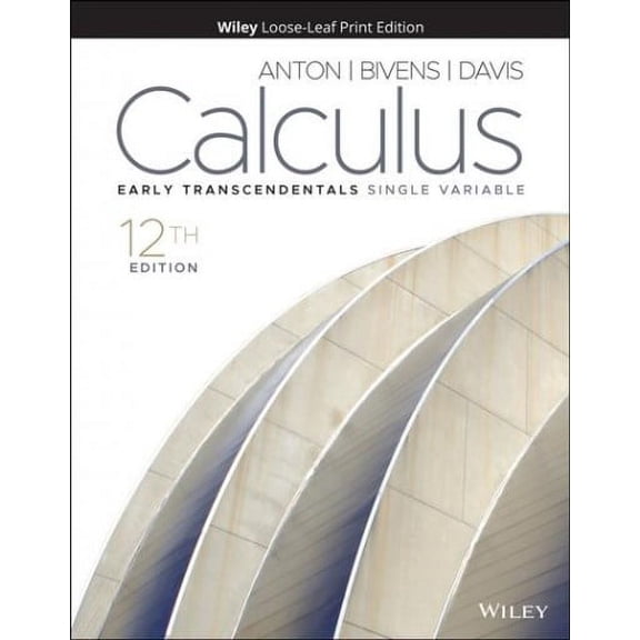 Calculus: Early Transcendentals Single Variable