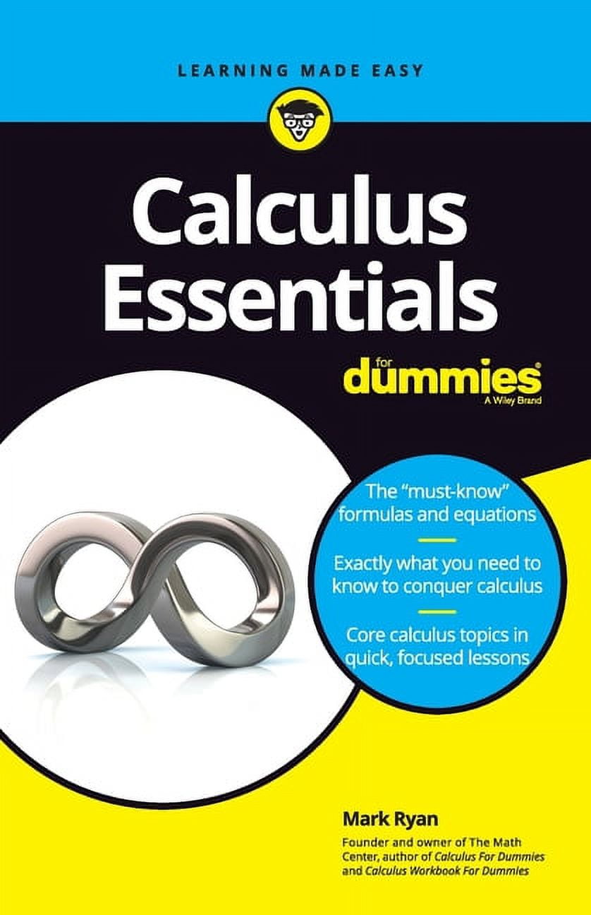 MARK RYAN Calculus Essentials for Dummies, (Paperback)