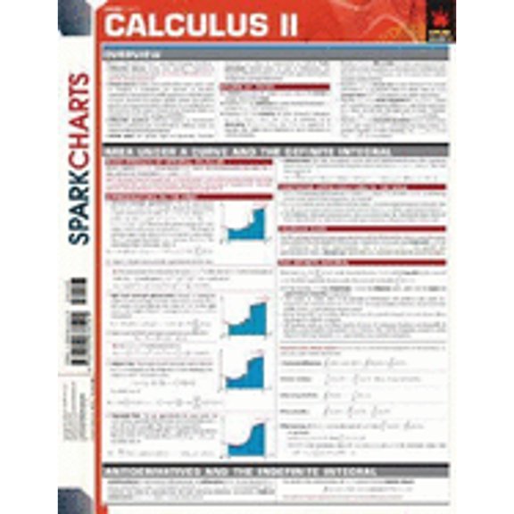 Pre-Owned Calculus II (Sparkcharts) (Paperback 9781586636241) by Sparknotes Editors