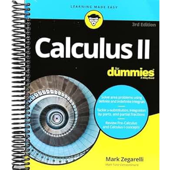 Calculus II for Dummies (Spiral Bound)