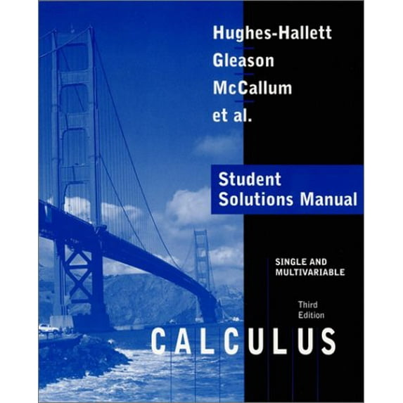 Pre-Owned Student Solutions Manual to Accompany Calculus (Paperback) 0471441929 9780471441922