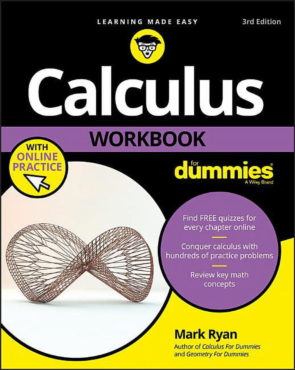 MARK RYAN Calculus Workbook for Dummies with Online Practice, (Paperback)