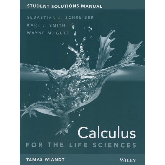 Calculus for Life Sciences, 1e Student Solutions Manual, (Paperback)