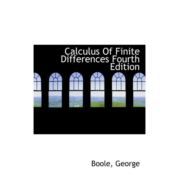 Calculus of Finite Differences Fourth Edition (Paperback)