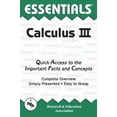 thumbnail image 1 of Pre-Owned Calculus III Essentials: Volume 3 (Paperback) by Editors of Rea, 1 of 1