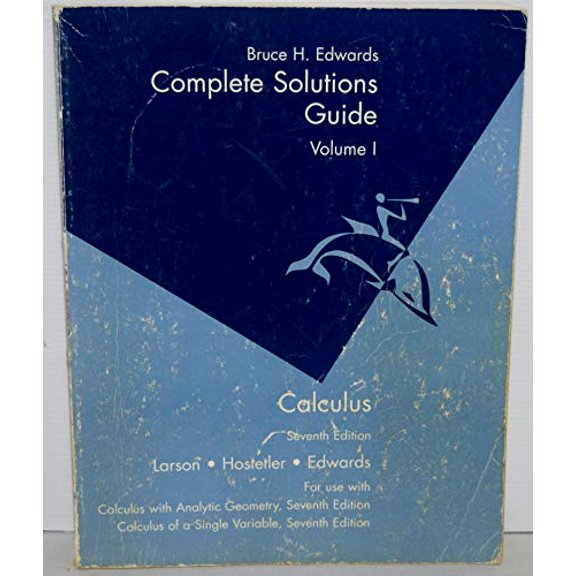 Pre-Owned Calculus of a Single Variable: Complete Solutions Guide - Volume 1 (Paperback) 0618149317 9780618149315