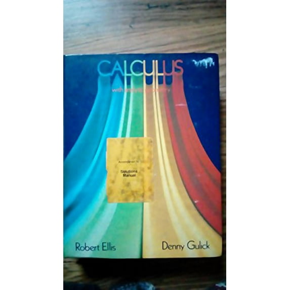 Pre-Owned Calculus with Analytic Geometry (Hardcover) 0155057286 9780155057289