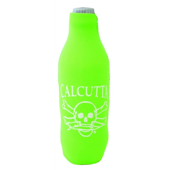 Calcutta Bottle Cooler Lime Green with White Logo