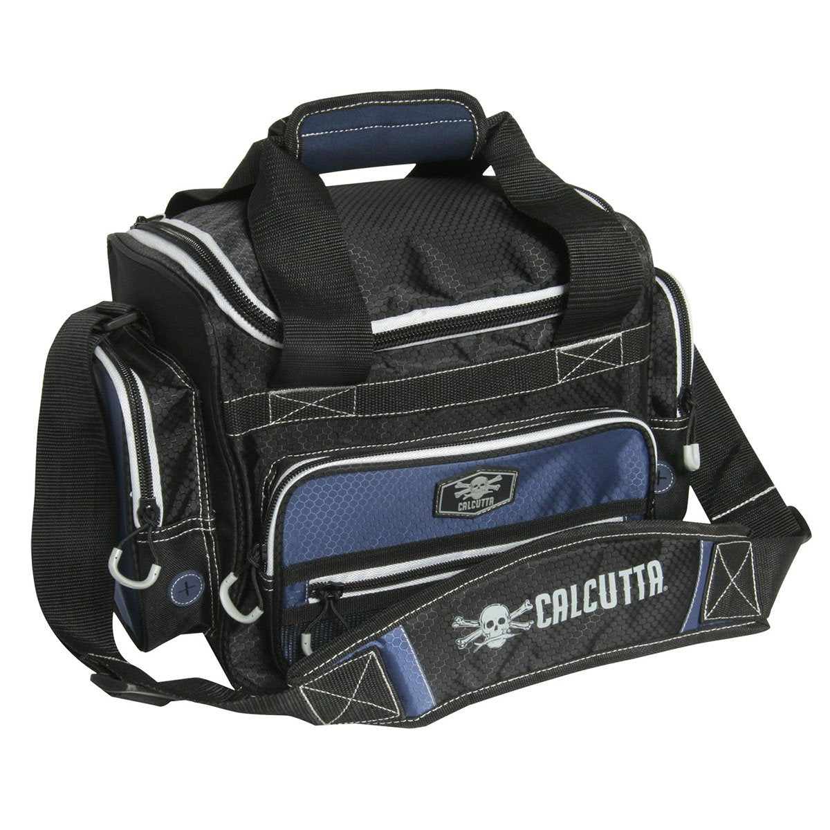 calcutta tackle bag with 4 utility boxes Explorer Rolling 5-Tray Calcutta Squall Series Tackle Bag is designed to keep tackle organized Calcutta C2ETC3600 Explorer tackle bag