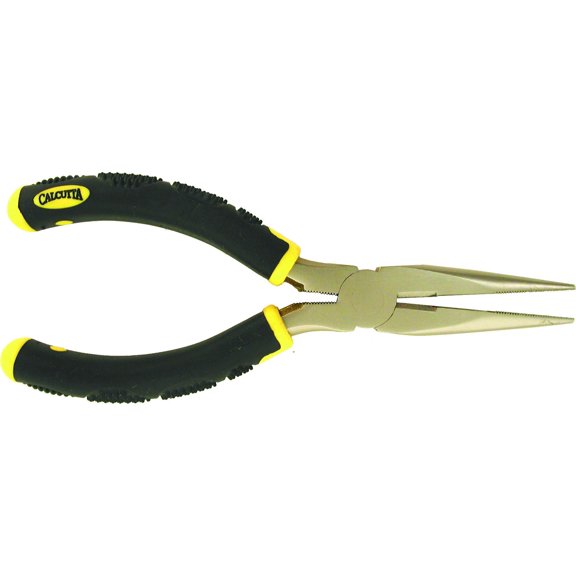 Calcutta Ultra Grip Long Nose Pliers with CR Matte Finish, 8"