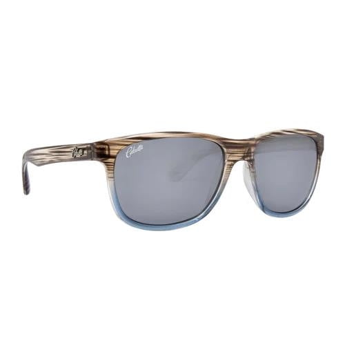 Calcutta Catalina Polarized Sunglasses, Marble Blue/White Mirror Lens