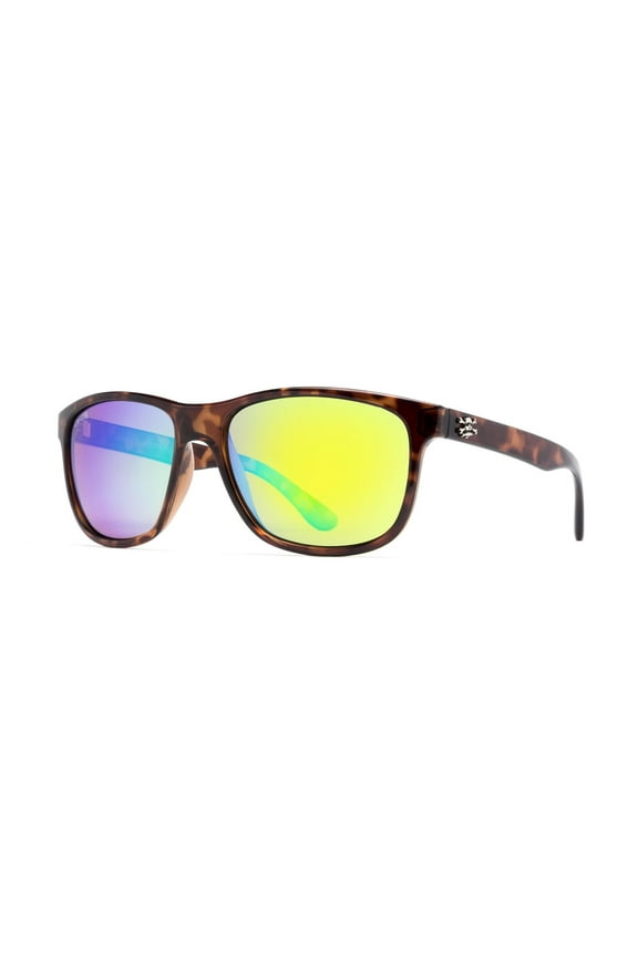 Maya Polarized Sunglasses Tortoise/Green Mirror Lens
