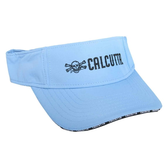 Calcutta Original Logo Visor, Adjustable Back, Light Blue