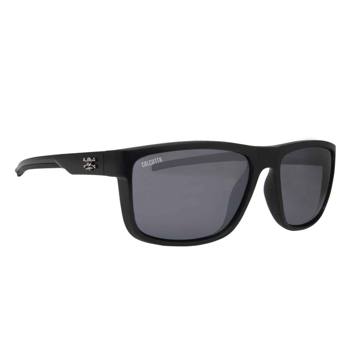 Calcutta Outdoors H1SM Hampton Sunglasses Matte Black Frame Silver Mirror  Lens - H1SM 