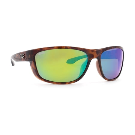 Calcutta Permit Polarized Sunglasses Tortoise Frame/Green Mirror Lens