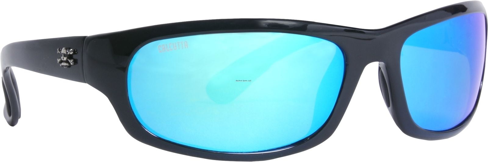 Calcutta Polarized Sunglasses Steelhead 2 SH2BM Black Frame Blue