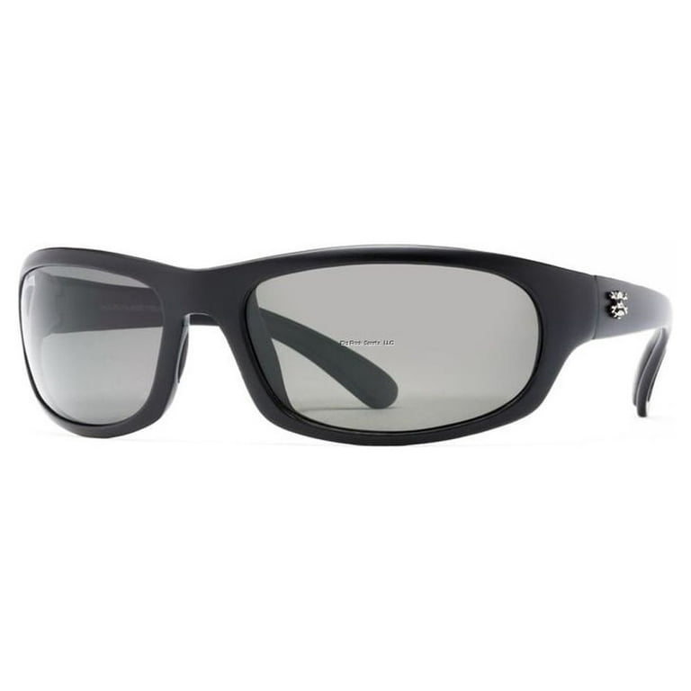 Calcutta SH1G Steelhead Sunglasses Black Frame Gray Lens