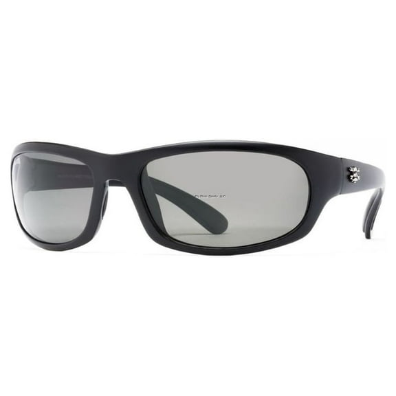 Calcutta Steelhead Polarized Sunglasses, Black Frame/Gray Lens