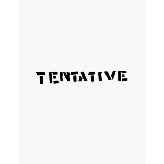 Calder/Tuttle: Tentative, (Hardcover)