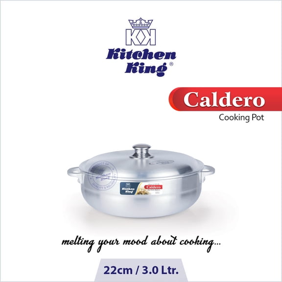 Caldero Pot Metal Finish | 22cm