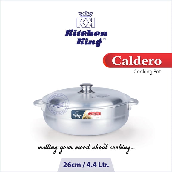 Caldero Pot Metal Finish | 26cm