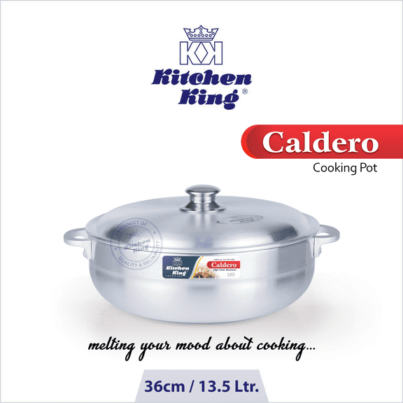 Caldero Pot Metal Finish | 36cm