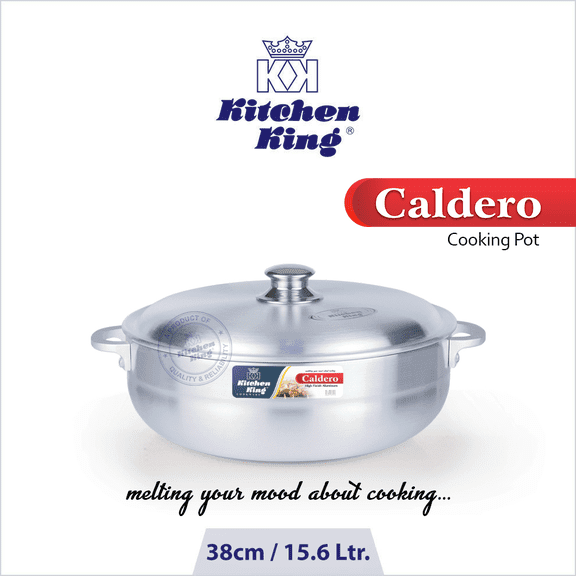 Caldero Pot Metal Finish | 38cm