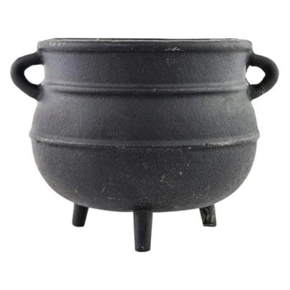 Caldero de Hierro de Ogun 7" Iron Caulderon Ogun Wicca Black