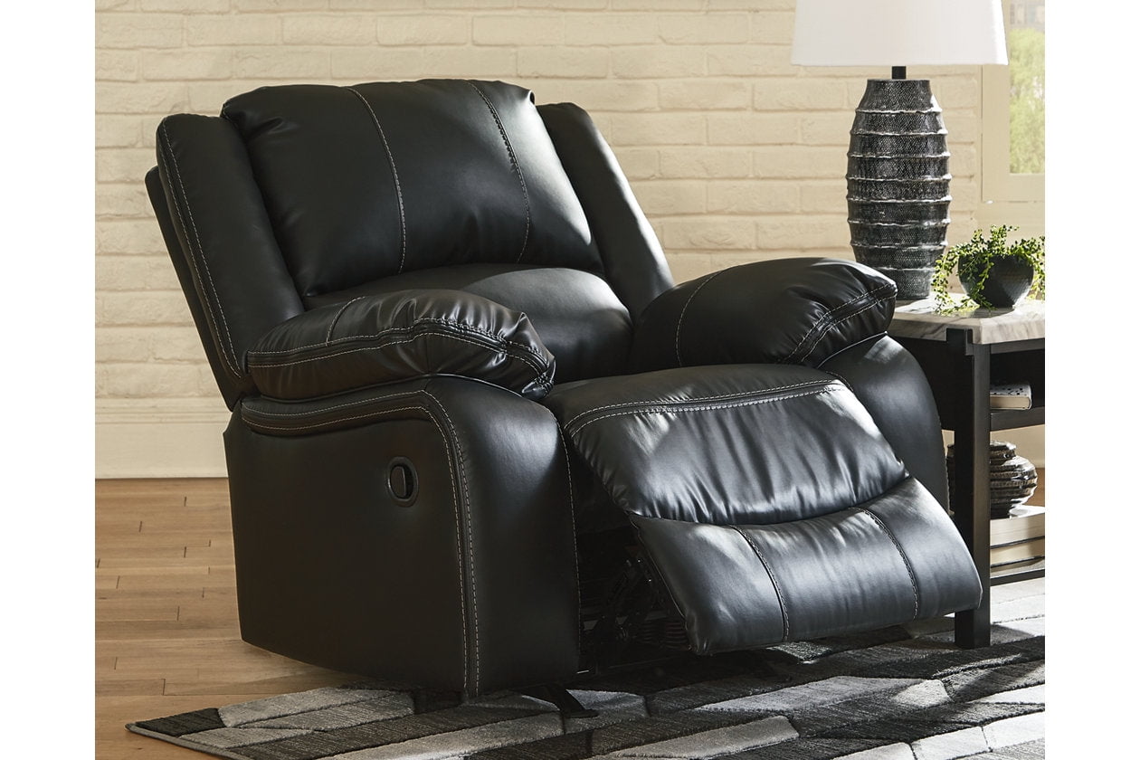 Calderwell Black Recliner