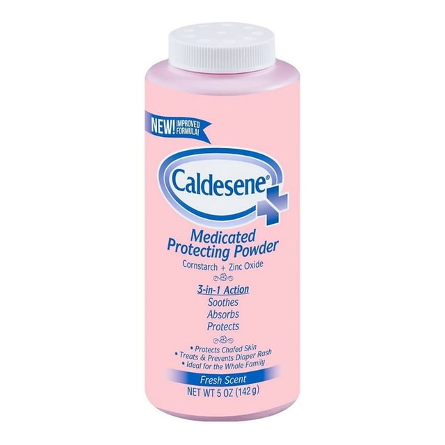 Caldesene Medicated Protecting Body Powder, 5 oz Fresh Scent, for ...
