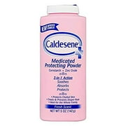 Caldesene Medicated Protecting Body Powder with Zinc Oxide and Cornstarch, Talc Free, 5 oz