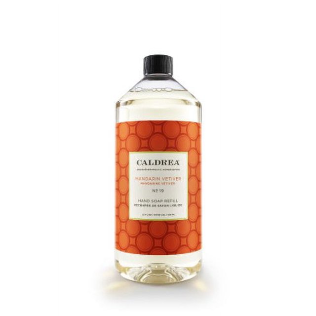 Caldrea Company Hand Soap Refill, Mandarin Vetiver, 32 Ounce