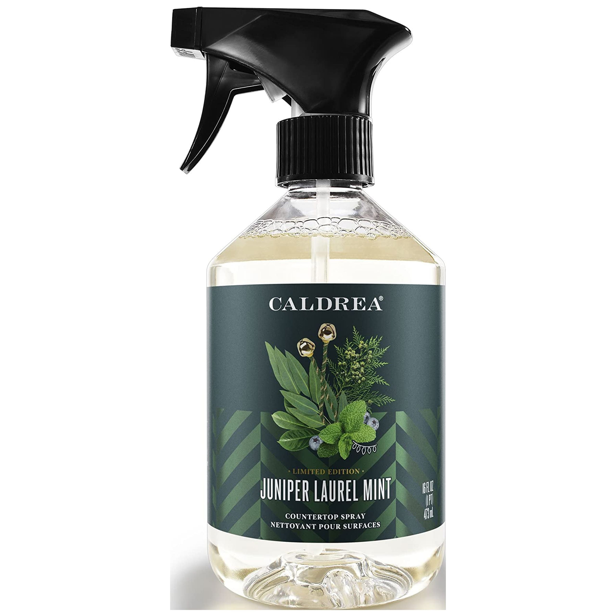 Caldrea MultiSurface Countertop Spray Cleaner, Made with Vegetable Protein Extract, Juniper