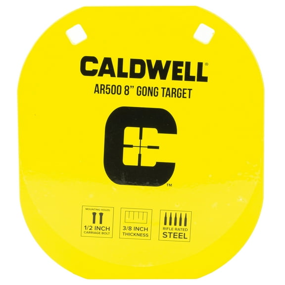 Caldwell AR500 Steel Target Gong 8"