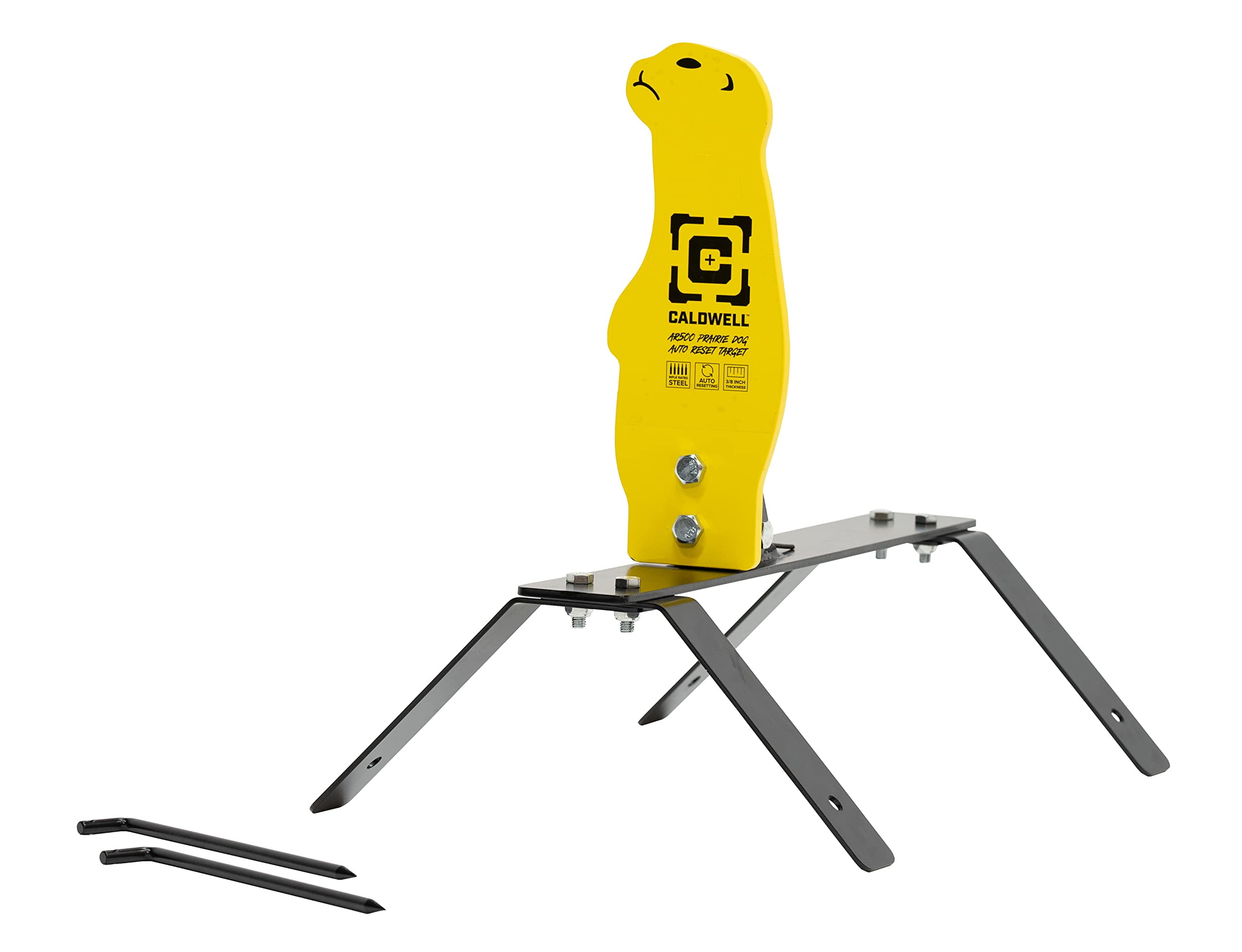 Caldwell AR500 Auto Reset Targets with 3/8" Thickness - Prairie Dog